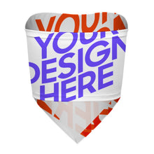 Cargar imagen en el visor de la galería, Top corto sin tirantes para mujer top bandeau de tubo personalizado con patrón foto texto (impresión de imágenes múltiples)