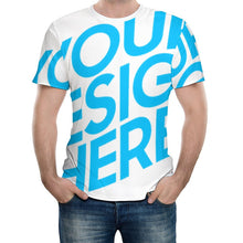 Cargar imagen en el visor de la galería, Camiseta Manga Corta Suave Casual de Verano para hombre NT Personalizada con Impresión Completa de una imagen con Foto Logo Patrón Texto
