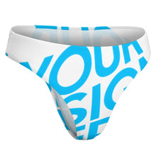 Cargar imagen en el visor de la galería, Braga / Parte de Abajo de Bikini para Mujer NZ207 Personalizada con impresión completa de una sola imagen con Foto Logo Patrón Texto