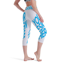 Cargar imagen en el visor de la galería, Pantalones de Yoga para mujer con Diseño Personalizado de Tus Textos o Imágenes Online