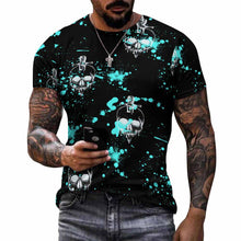 Cargar imagen en el visor de la galería, Camiseta algodón puro estampado manga corta para hombre ay001 Personalizada con Impresión Completa de una imagen con Foto Logo Patrón Texto