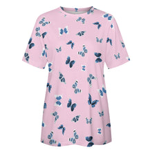 Cargar imagen en el visor de la galería, Camiseta algodón puro estampado manga corta para mujer ay001 Personalizada con Impresión Completa de una imagen con Foto Logo Patrón Texto