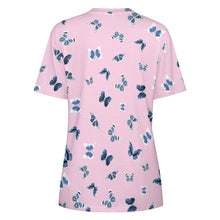 Cargar imagen en el visor de la galería, Camiseta algodón puro estampado manga corta para mujer ay001 Personalizada con Impresión Completa de una imagen con Foto Logo Patrón Texto