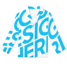 Cargar imagen en el visor de la galería, Pijama de manga larga para mujer de 2 piezas, ropa de estar por casa cálida y acogedora personalizado con patrón foto texto (impresión de imagen única)
