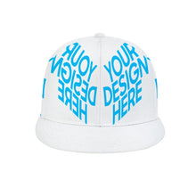 Cargar imagen en el visor de la galería, Gorra de Béisbol de Borde Plano con Impresión de Diseño Personalizado Personalizada con Foto, Texto o Logo