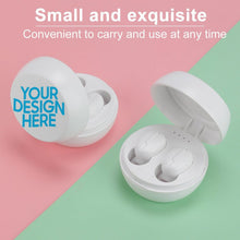 Cargar imagen en el visor de la galería, Auriculares Bluetooth con Cargador y Impresión de Diseño Personalizado con Tu Logotipo o Foto
