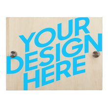 Cargar imagen en el visor de la galería, Placa con número de la casa Chapa Plancha de casa de Madera Cuadrada GY0903350 Personalizado Personalizada con Foto, Texto o Logo
