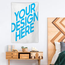 Cargar imagen en el visor de la galería, Tapiz para Hogar (Versión Vertical) con Diseño Personalizado Personalizada de Tus Fotos o Nombres Online