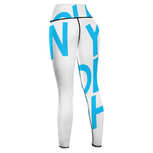 Cargar imagen en el visor de la galería, Pantalones de Yoga de Cintura Alta Leggings Deportivos para Mujer YJ033 con Diseño Personalizados con Impresión Completa de una imagen con Foto Logo Patrón Texto