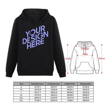 Cargar imagen en el visor de la galería, Sudadera con Bolsillo Canguro Casual Clásica con capucha de Algodón de mujer FS0816009 Personalizada con Impresión Delantera de una imagen con Foto Logo Patrón Texto