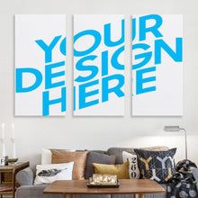 Cargar imagen en el visor de la galería, Cuadros Imágenes Pintura de Múltiples Diseños Impresión Cuadrado Póster Colgante de 3 Paneles 3 Unidad Pintura de Lienzo Para una sola foto (Vertical1: 2) GY0903215 Personalizado Personalizada con Foto, Texto o Logo