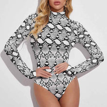 Cargar imagen en el visor de la galería, Body Reductor / Body Faja Moldeadora manga larga cuello alto para mujer NZ056 Personalizado con Impresión Completa de una imagen con Foto Logo Patrón Texto