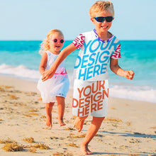 Cargar imagen en el visor de la galería, Conjunto juvenil de camiseta manga corta y pantalones cortos con estampado completo FS0823049 Personalizado Personalizada con Foto, Texto o Logo