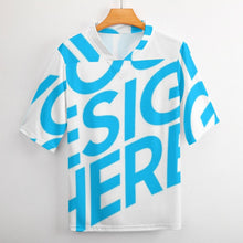 Cargar imagen en el visor de la galería, Camiseta de béisbol fútbol manga corta deportiva cuello en V secado rápido para hombre XT Personalizada con Impresión Completa de una imagen con Foto Logo Patrón Texto
