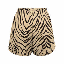 Cargar imagen en el visor de la galería, Pantalones Cortos Deportivos Sueltos Cintura Alta para Mujer HP Personalizados con Impresión Completa de una imagen con Foto Logo Patrón Texto