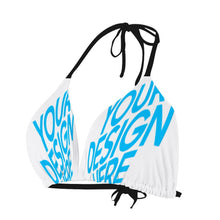 Cargar imagen en el visor de la galería, Bikini / Traje de baño Sexy para Mujer de dos piezas SDS001 Personalizado con impresión completa con Foto Logo Patrón Texto