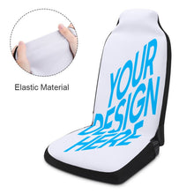 Cargar imagen en el visor de la galería, QC1104004 Funda Actualizada de Poliéster para Asiento de Coche con Impresión Digital de Diseño Personalizado con Tu Imagen o Nombre