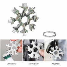 Cargar imagen en el visor de la galería, Llave inglesa Herramienta multifunción con forma de copo de nieve JJ0529033 Personalizada con Foto, Texto o Logo