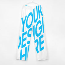 Cargar imagen en el visor de la galería, Pantalón de pijama para niños de pierna recta (niñas + niños) D31P personalizado con patrón foto texto (impresión de imagen única)