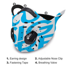 Cargar imagen en el visor de la galería, Máscara Mascarilla de Montar de Neopreno con Diseño Personalizado Personalizada con Foto, Texto o Logo