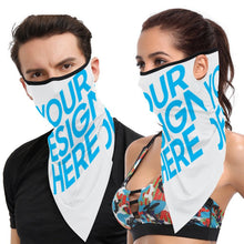 Cargar imagen en el visor de la galería, JJ0521078 Máscara multifuncional / Máscara Mascarilla Facial de Poliéster y Spandex personalizadas con fotos logos patrón textos