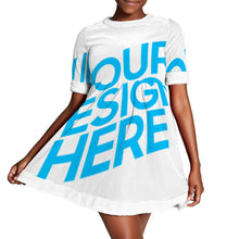 Cargar imagen en el visor de la galería, Vestido de Navidad Fiesta Invierno para Adultos Mujeres JJ0525022 Personalizado con Impresión Completa con Foto Logo Patrón Texto