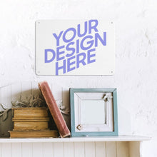 Cargar imagen en el visor de la galería, Cuadro Colgante de Hojalata Decoración Adorno de Pared Versión Horizontal 14*20cm GY0903989 Personalizado Impresion Completa de Una Imagen con Foto Logo Patrón Texto
