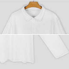 Cargar imagen en el visor de la galería, Polo Deportivo Manga Larga / Camisa Solapa para Hombre SDS008 Personalizado con Impresión Completa de múltiples imágenes con Foto Logo Patrón Texto
