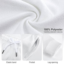 Cargar imagen en el visor de la galería, Pantalones de Chándal Deportivo Sudadera de Poliéster para hombre 4T24 Personalizados con Impresión Completa de una imagen con Foto Logo Patrón Texto