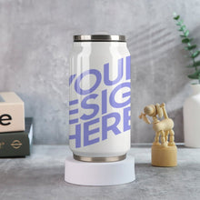 Cargar imagen en el visor de la galería, Taza tipo lata de aluminio de 304 Acero Inoxidable Reutilizable Estampada Completa con Tapa y Pajita para Cola Café Bebida JJ0520165 Personalizada con Foto Logo Patrón Texto