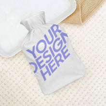 Cargar imagen en el visor de la galería, Bolsa de Agua Caliente 1L con Funda de Felpa Corta Estampada Extraíble Lavable para Invierno Adultos Niños JJ0529212 Personalizada Impresion Completa de Una Imagen con Foto Logo Patrón Texto