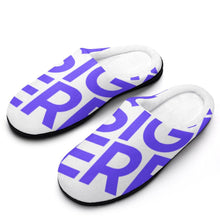 Cargar imagen en el visor de la galería, Pantuflas de Algodón para mujer personalizadas con Impresión Completa con Foto Logo Patrón Texto