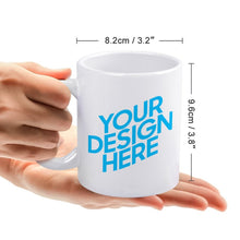 Cargar imagen en el visor de la galería, JJ0520024 Mug Blanco Taza con Impresión Parcial de Diseño Personalizado con Tus Fotos o Textos