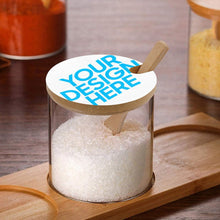 Cargar imagen en el visor de la galería, Tarro de Condimentos y Especias con Diseño Personalizado Personalizada de Tus Textos o Imágenes