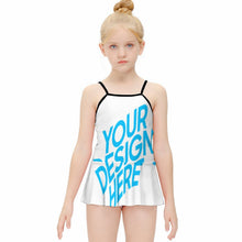 Cargar imagen en el visor de la galería, Tankini / Bañador con Volantes Estampado para Niñas NT024 Personalizado con Impresión Completa con Foto Logo Patrón Texto
