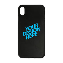 Cargar imagen en el visor de la galería, Funda del Móvil de Cristal y TPU para iPhone XS MAX con Diseño Personalizado de Tus Patrones o Textos
