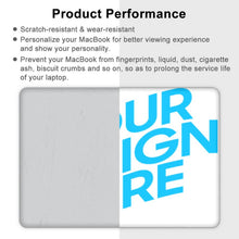 Cargar imagen en el visor de la galería, Adhesivo decorativo Funda Pegatinas para ordenador portátil compatible con MacBook Personalizada con Foto Texto o Logo