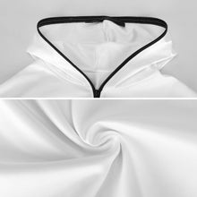 Cargar imagen en el visor de la galería, Sudadera con capucha y cremallera de manga larga para hombre WY14 personalizado con patrón foto texto (impresión de imágenes múltiples)