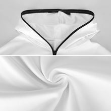 Cargar imagen en el visor de la galería, Sudadera con capucha y cremallera de manga larga para hombre WY14 personalizado con patrón foto texto (impresión de imagen única)