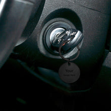 Cargar imagen en el visor de la galería, Llavero Redondo / Llavero de Hueso / Corazón / Gato / Estrella JJ0529156 Grabado Personalizado con Texto Nombre