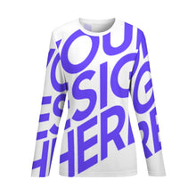 Cargar imagen en el visor de la galería, Top de pijama de mujer AL en calidad soft personalizado con patrón foto texto (impresión de imagen única)