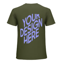 Cargar imagen en el visor de la galería, Camiseta 100% Algodón de manga corta suave para hombre FS0803130 Personalizada con Impresión Trasera de una imagen con Foto Logo Patrón Texto