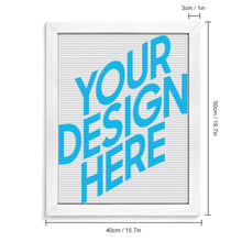 Cargar imagen en el visor de la galería, Imagen Cuadro Pintura Lienzo de diamante con Marco interior, versión vertical (redonda) GY0903434 Personalizado,Personalizada Con Foto,Logo O Texto