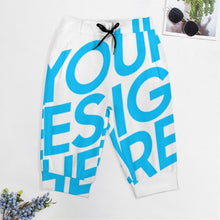 Cargar imagen en el visor de la galería, Pantalones cortos deportivos con piernas atadas con estampado para hombre AIP Personalizado con Impresión Completa de una imagen con Foto Logo Patrón Texto