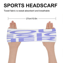 Cargar imagen en el visor de la galería, Turbante Deportivo Bandana Elástica Pañuelo Absorbe el sudor para adultos mujer hombre FS0805025 con impresión completa con Foto Logo Patrón Texto