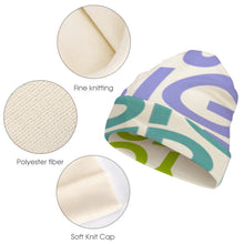 Cargar imagen en el visor de la galería, Gorro de Punto / Gorro Tejido con Estampado / Cálido Sombrero de Punto Unisex Adulto para Mujer Hombre FS0809066 Personalizado Impresion Completa de Múltiples Imágenes con Foto Logo Patrón Texto