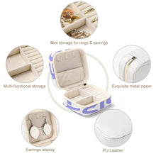 Cargar imagen en el visor de la galería, Joyero / Organizador de Joyas Pequeña para Anillos Tachuelas Collares Pulseras para Mujer JJ0531030 Personalizado con Impresión Completa de Una Imagen con Foto Texto Patrón