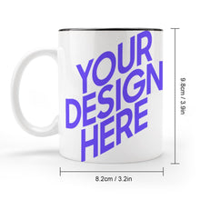 Cargar imagen en el visor de la galería, JJ0504001 Mug de Colores Cerámico con Impresión de Diseño Personalizado con Tu Texto o Foto