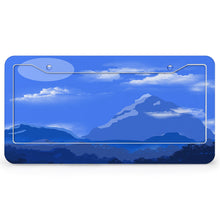 Cargar imagen en el visor de la galería, Marco de matrícula placa de matrícula de aluminio impreso, 2 agujeros de tornillo, capa transparente de protección UV, resistente a la intemperie, 2 piezas QC1101015 Personalizado Personalizada con Foto, Texto o Logo