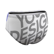 Cargar imagen en el visor de la galería, Braga / Ropa Interior Clásica Regular de Cintura Media para Mujer NZ208 Personalizada con Impresión Completa de múltiples imágenes con Foto Logo Patrón Texto